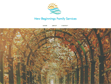 Tablet Screenshot of newbeginningsfamilyservices.org